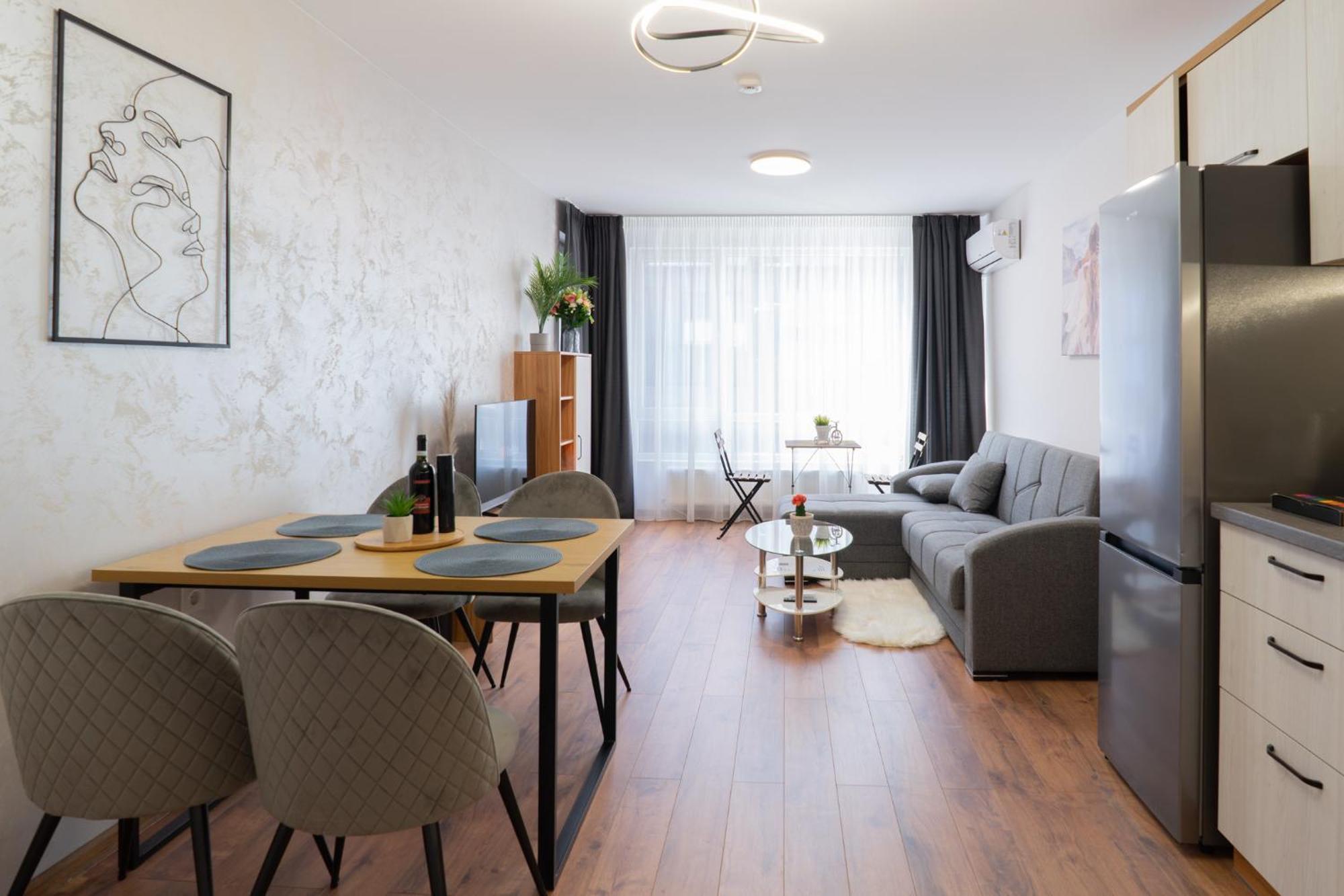 New Modern & Cozy Apartment With Free Private Parking And Ev Charging Station Varna Luaran gambar